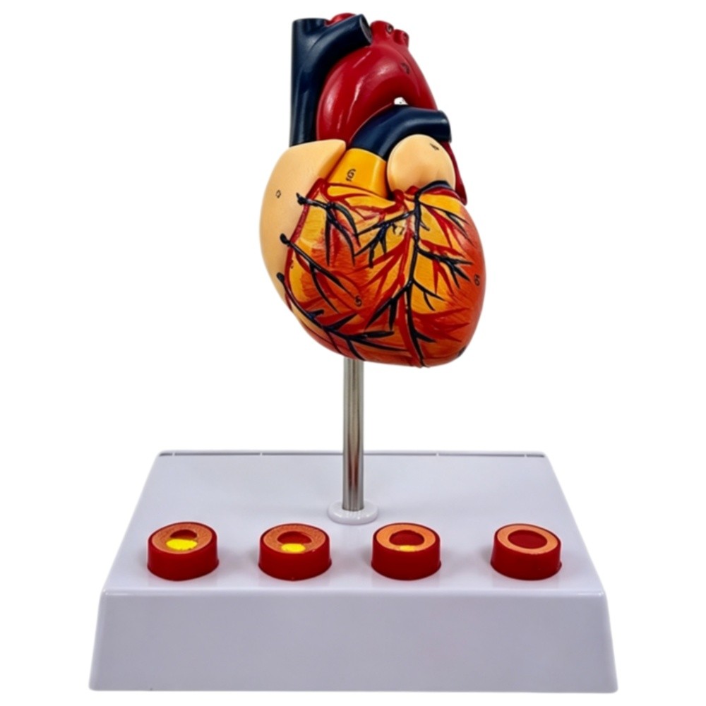 Medical Education Science Human Heart with Thrombus Anatomical Model